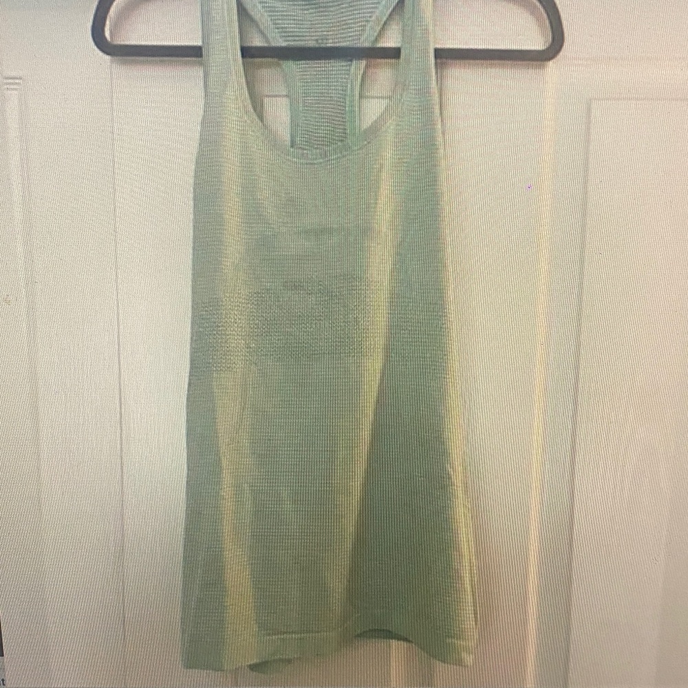 Lululemon Athletica Light Green Tank Top